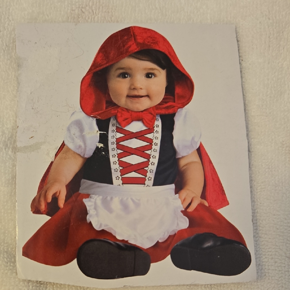 NWT baby Little Red Riding Hood costume Sz 6-12 months